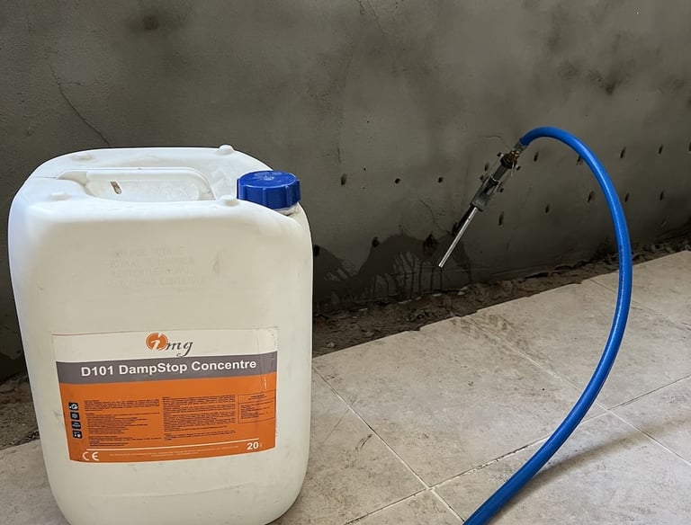 yükselen nem enjeksiyonu