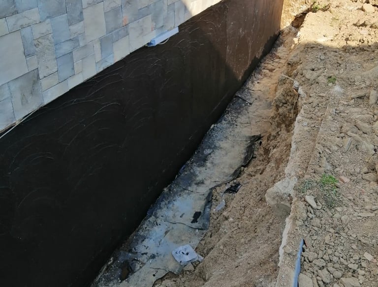 perde duvar bitüm esaslı su yalıtımı