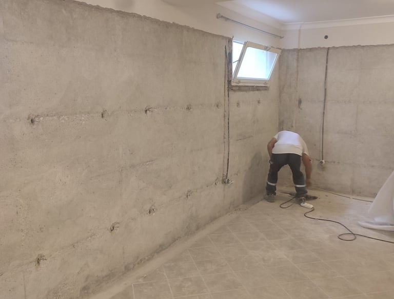 bodrum kat su yalıtımı öncesi