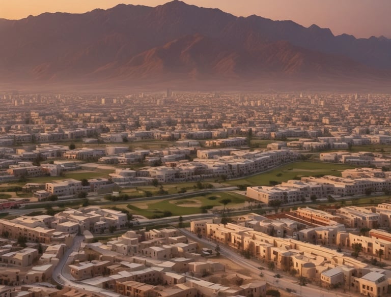 a man riding a skateboard down a street next to tall buildings