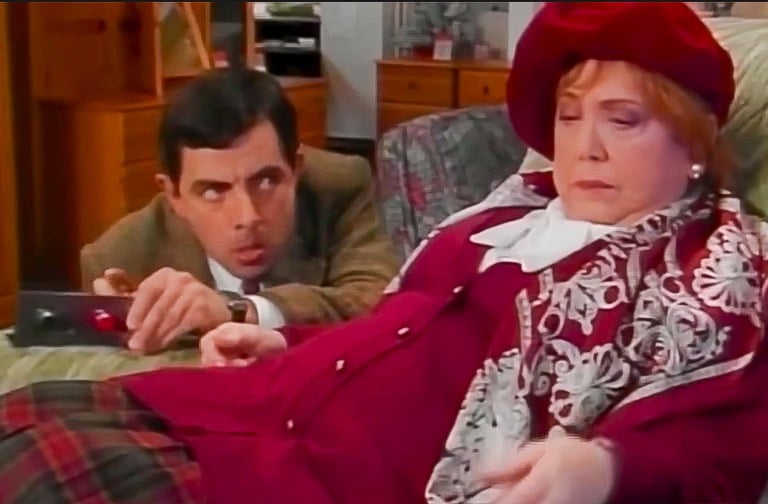 Mr Bean scène coupée : Le fauteuil