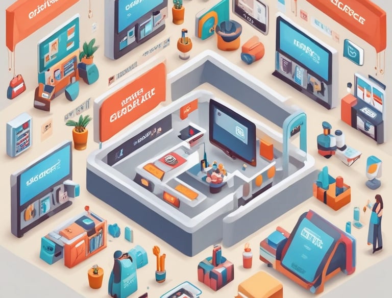 a man riding a skateboard down a street next to tall buildings