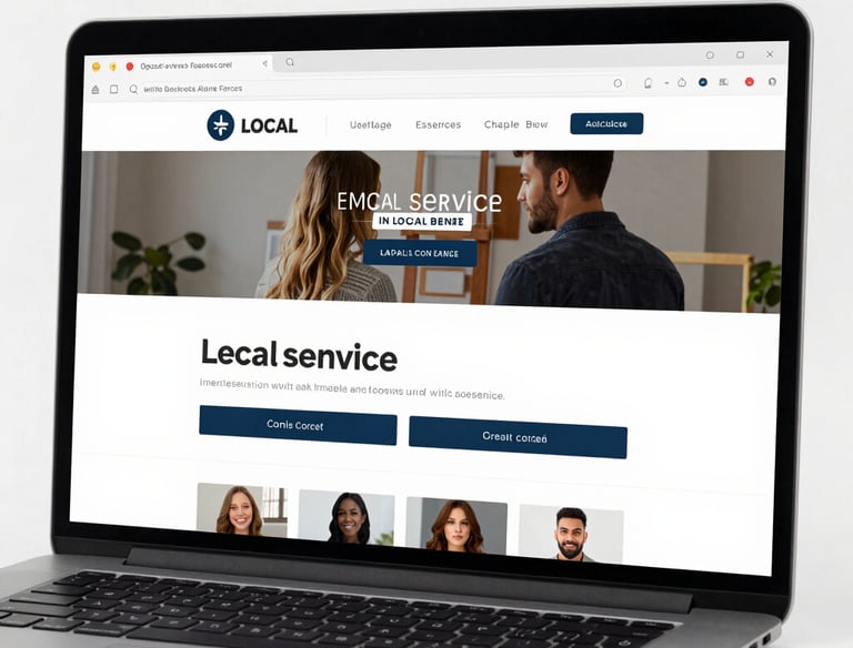 Local website design example highlighting responsive layouts by Maglietto Digital Solutions.