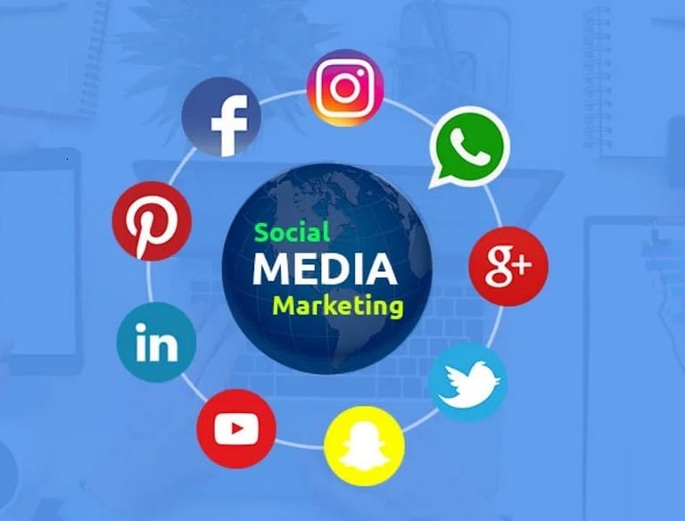 Small business social media marketing tools showing reach, engagement, and content performance.