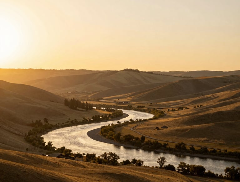 A river, symbolizing the expansive nature of life