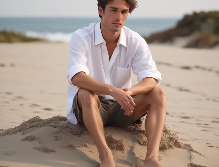 A thoughtful person reflecting in a serene natural setting, symbolizing self-awareness.