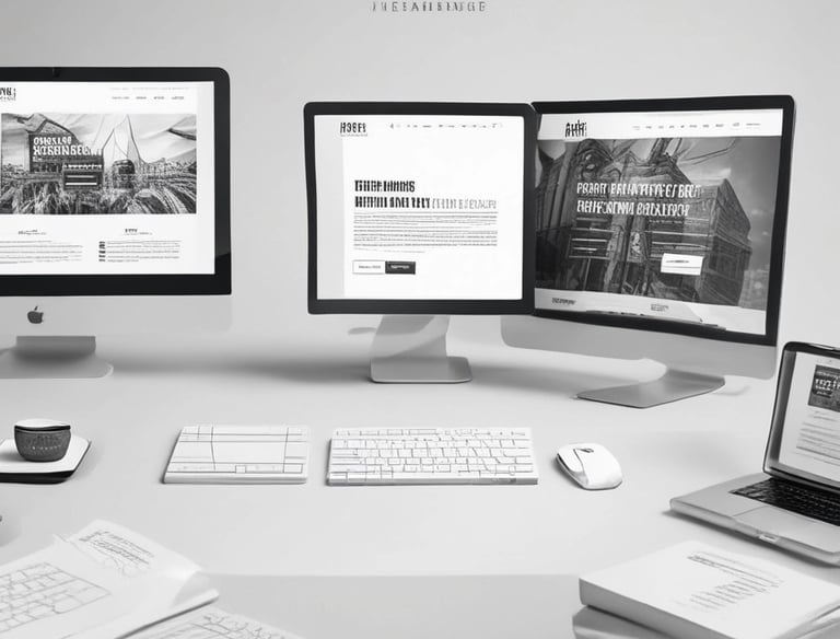 A professional making calls in a modern office to boost client outreach.