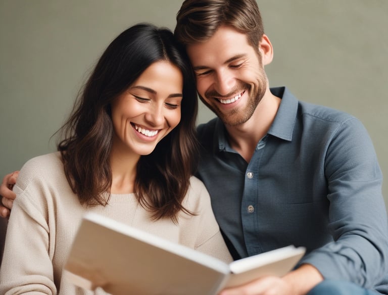Close-up of hands exchanging a small gift symbolizing appreciation and respect between partners.