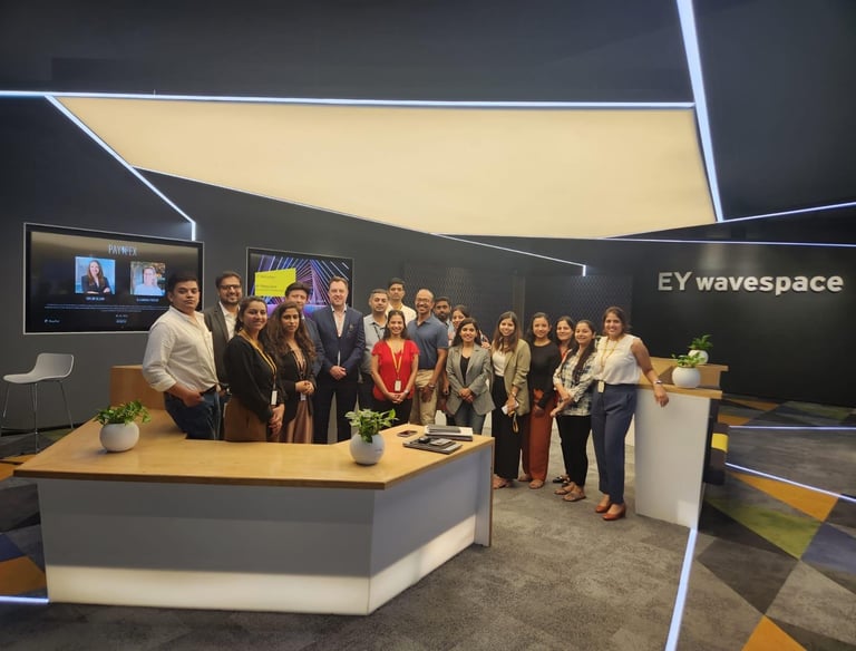 MKAS team with professionals at an EY compliance and financial-crime certification event.