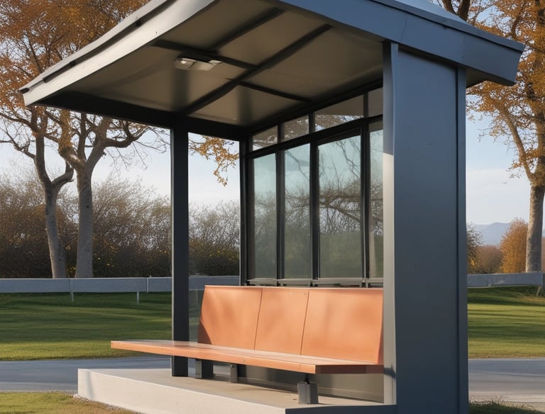 a man riding a skateboard down a street next to tall buildings