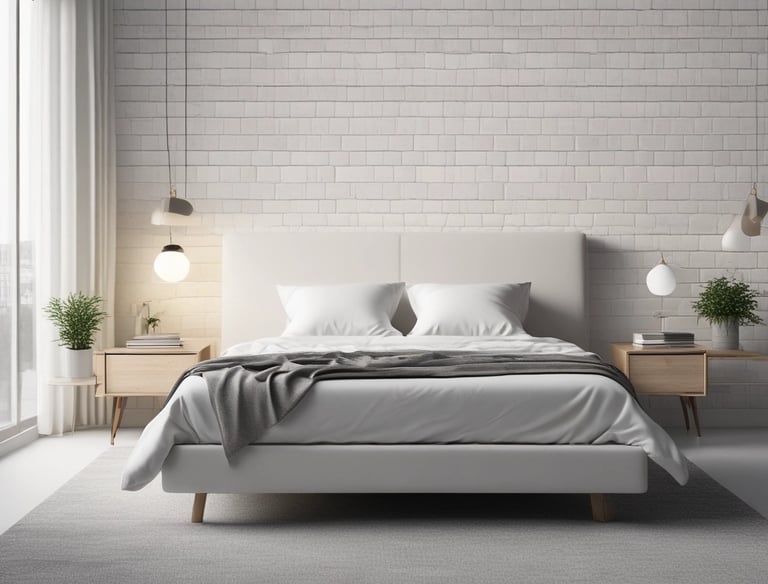 A clean and serene room setup in a Balinese style.