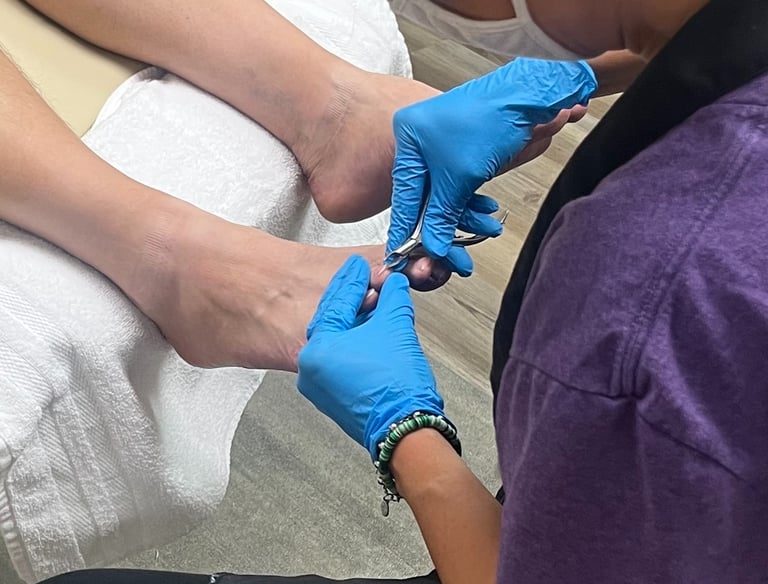 Getting my first Medical Pedicure as a Senior in Boise Idaho
