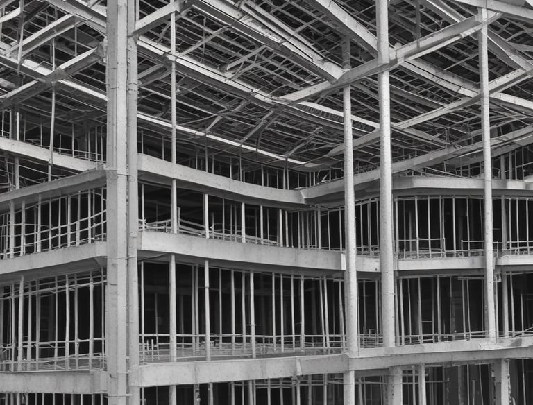 Interior view of a bright living room with modern furniture