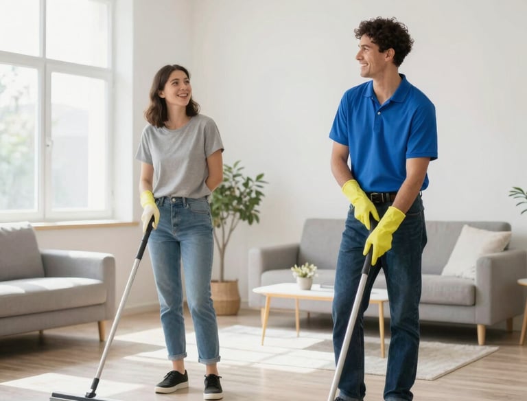 A warehouse shelf stacked with electric vehicle chargers and solar inverters ready for shipment.