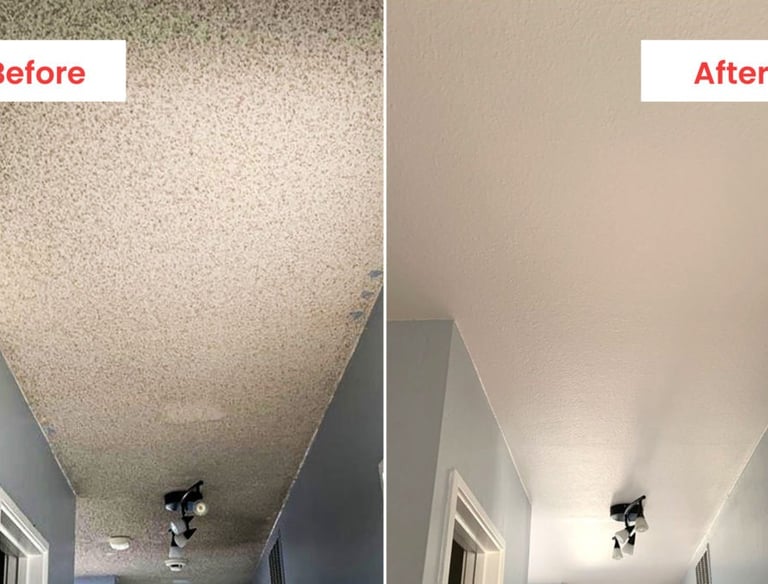 before and after popcorn removal in northampton ma