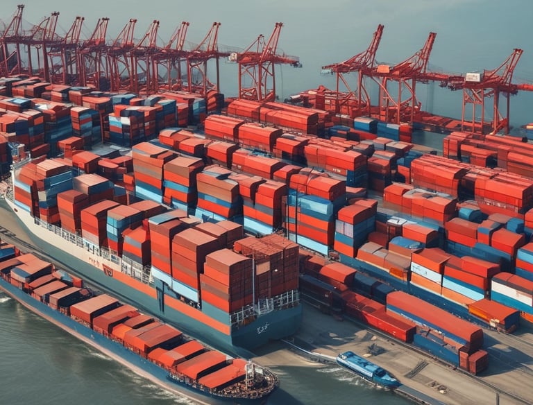 a man riding a skateboard down a street next to tall buildings