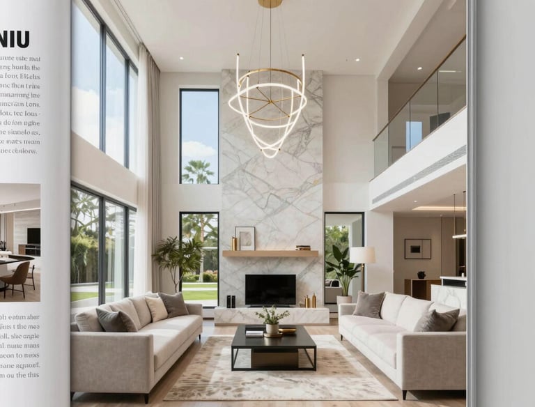 Bright, modern kitchen with custom cabinetry and sleek countertops.