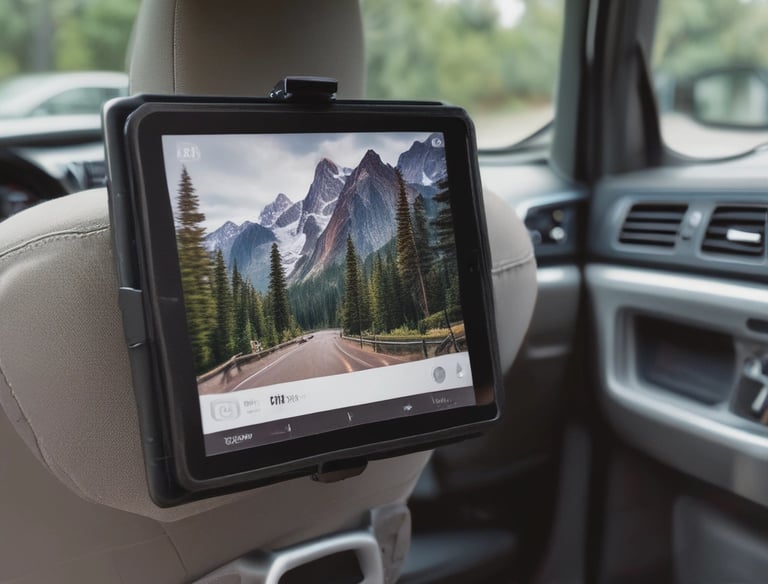 a man riding a skateboard down a street next to tall buildings