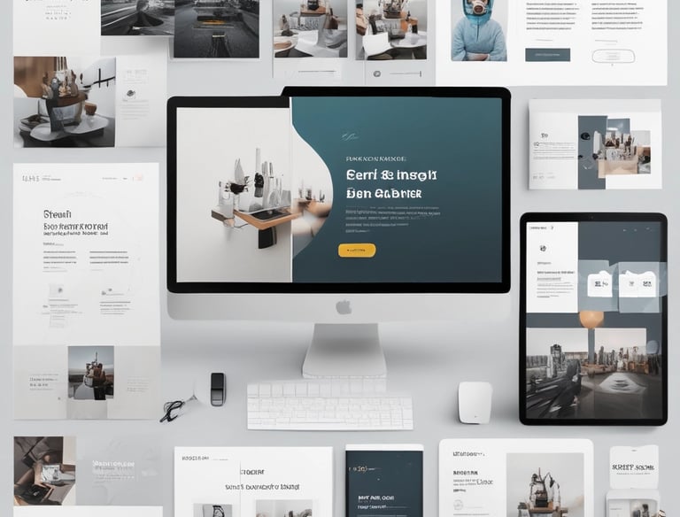 Minimalist digital product dashboard with clean lines and soft AI glow.