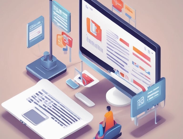 Futuristic interface showing multi-language content generation in progress.