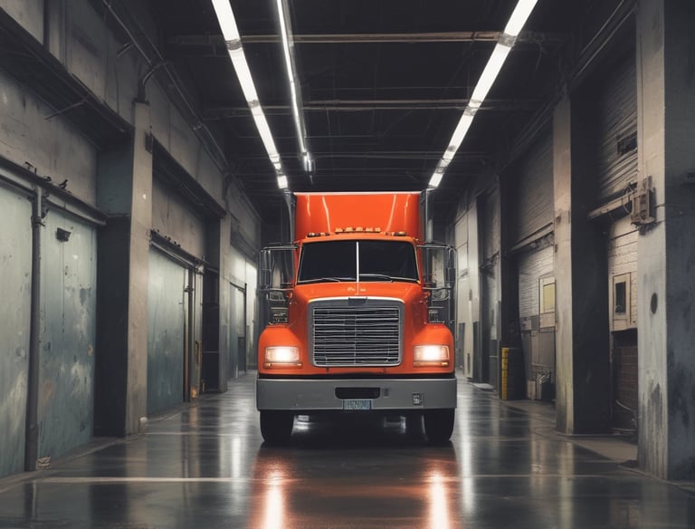 A fleet manager reviewing random testing reports on a tablet.