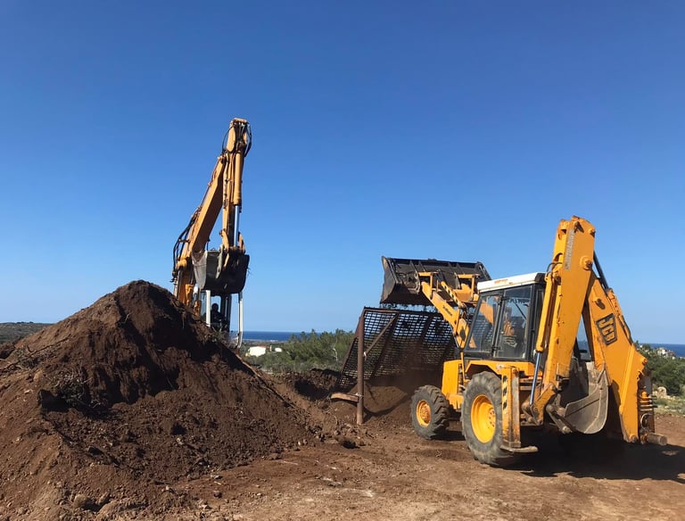 Soil screening for clean material production