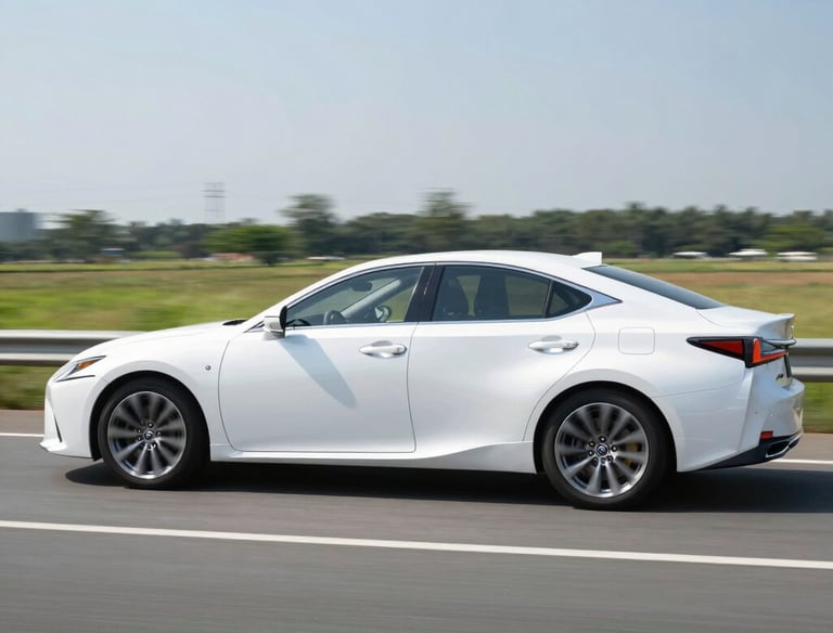 A sleek car being gently wrapped and prepared for pickup by a professional.