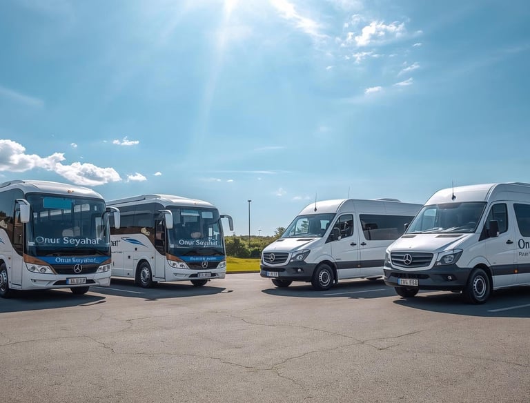 İzmir Manisa personel servisi firmamızın araç filosu