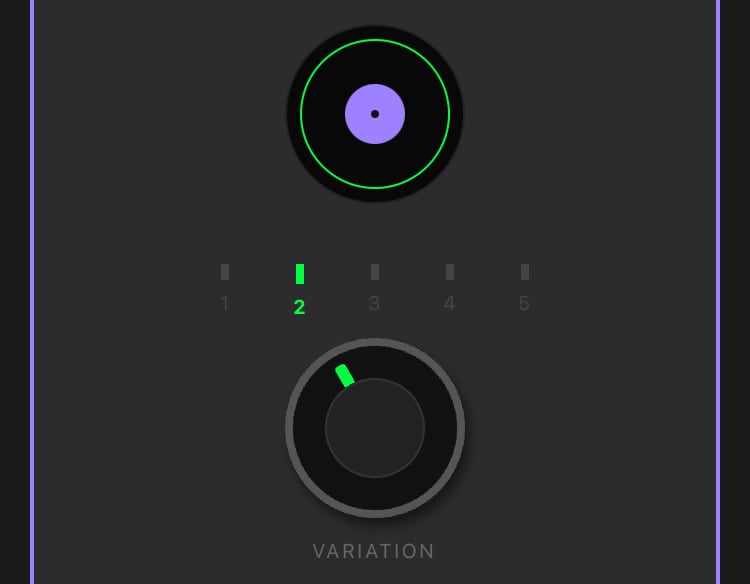 platine et potentiomètre de règlage des variations