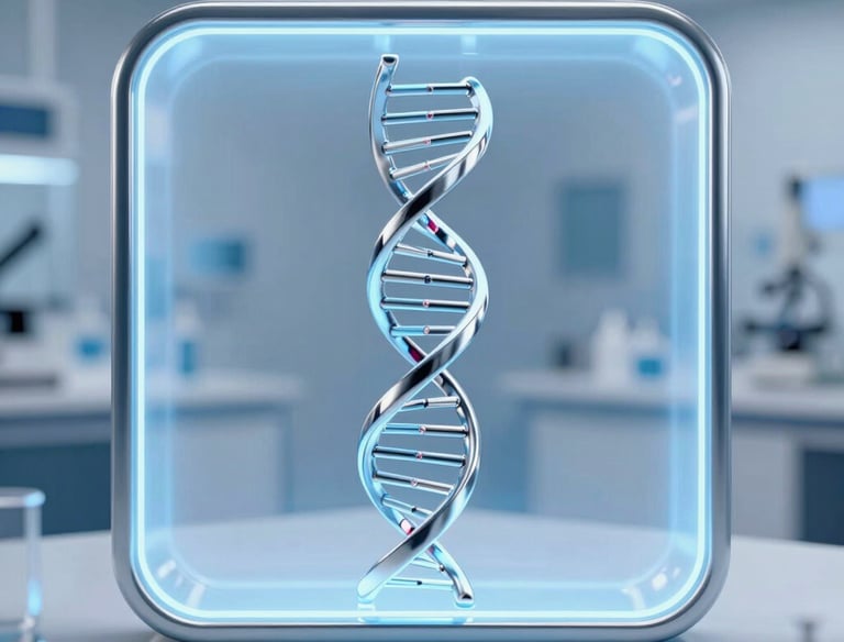 Upward-trending stock charts formed by polished gold light particles with a modern office texture background.