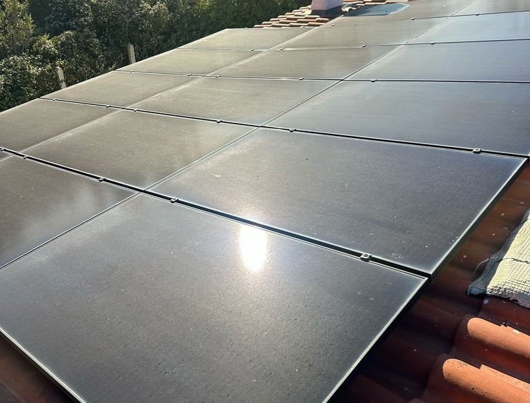 Nettoyage de panneaux solaire à Sanary-Sur-Mer
