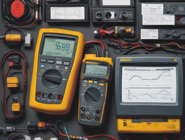 Close-up of software screen showing energy consumption graphs and loss detection.