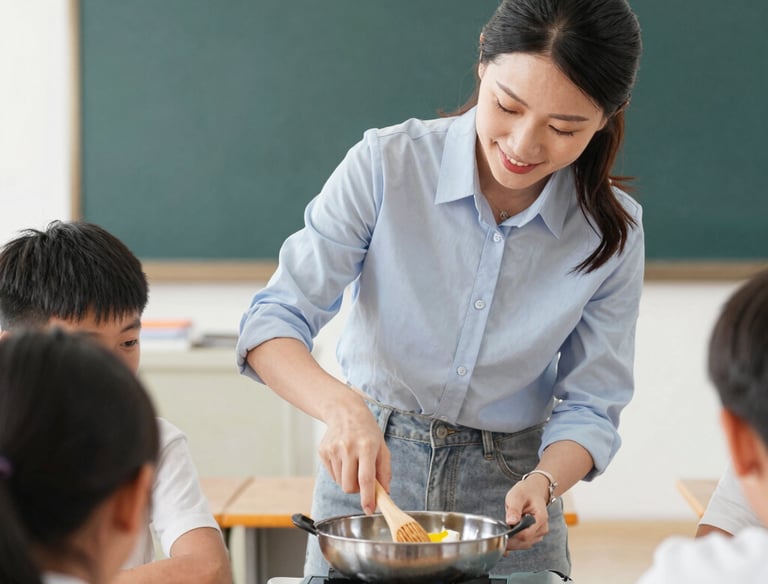 Hospitality workers attending a skill development workshop in a bright training room.