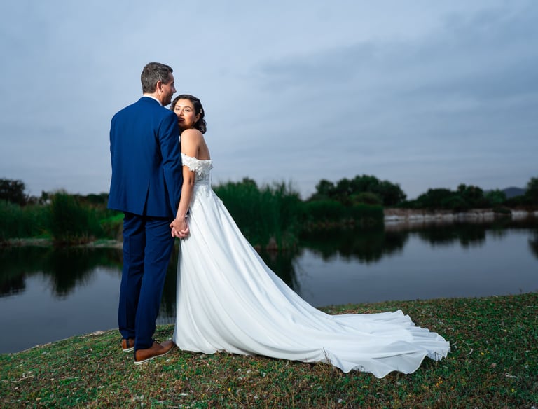 Sesión de fotos de matrimonio