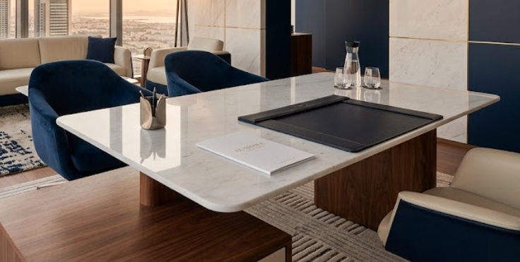 Adam Day office desk in Motor City Dubai for a no-pressure property advisory consultation