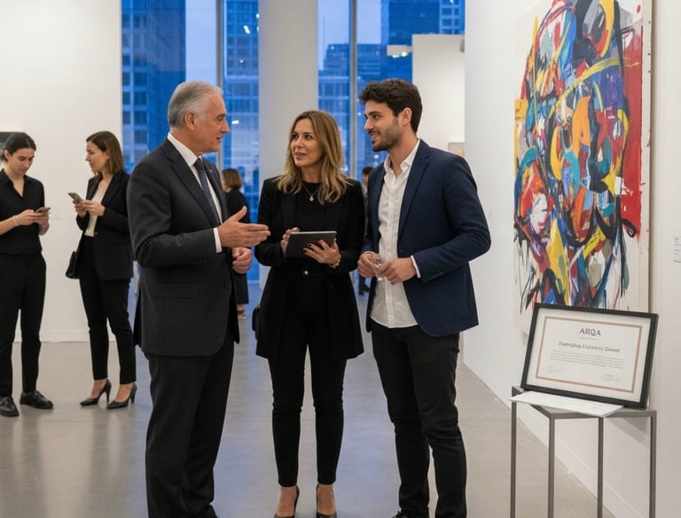 Arqa Art FAir | Cultural personalities exchanging conversations