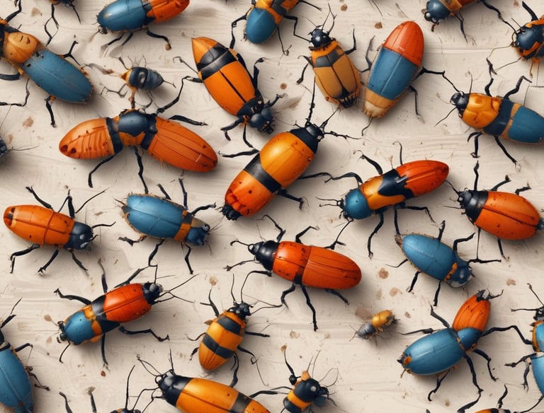 a man riding a skateboard down a street next to tall buildings