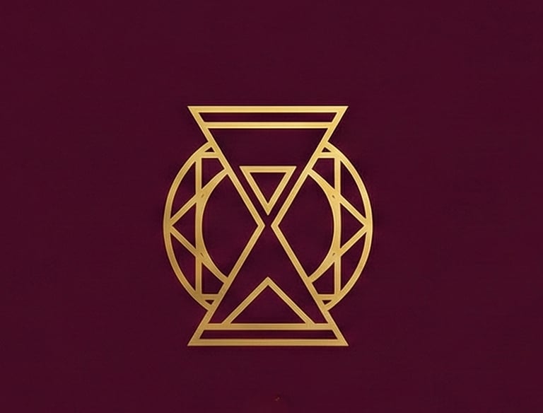 Gold hourglass icon symbolizing Trans-Temporal Contract Auditing.