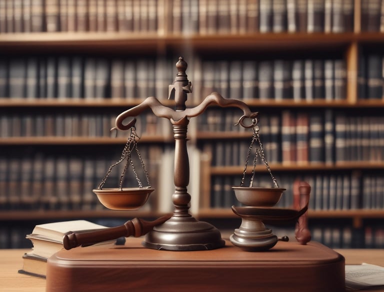 A team of lawyers discussing a case.