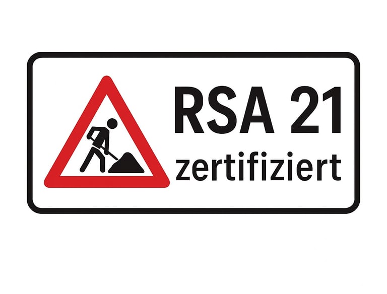 RSA 21 zertifiziert – Verkehrssicherung UFT Bau GmbH Berlin