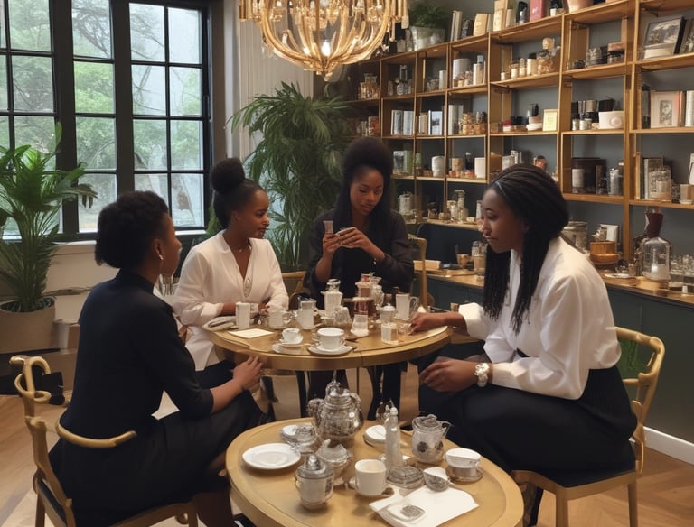 Group of engaged students collaborating on a STEM project in a bright room.