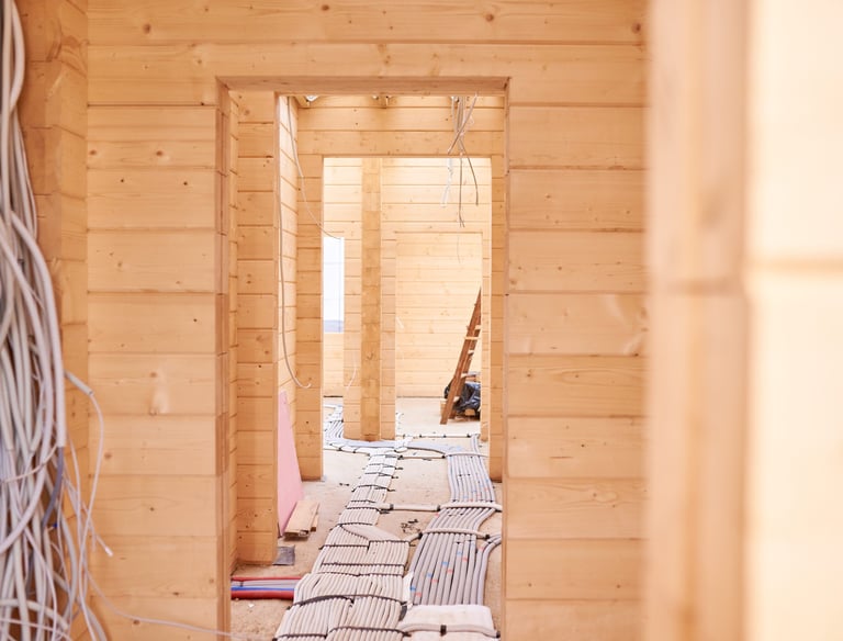 Holzhaus wird Ökologisch Saniert in Aachen
