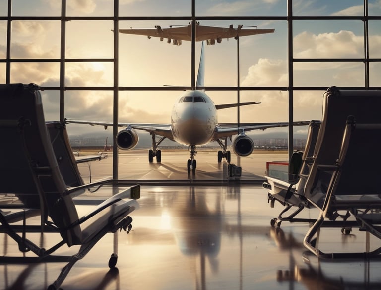 A black and white image of a large double-decker bus with the words 'IF-TRAVEL' displayed on the side along with a phone number. The bus is parked on a grassy field under a clear sky. The front entrance door of the bus is open, and there are six wheels visible on the side.