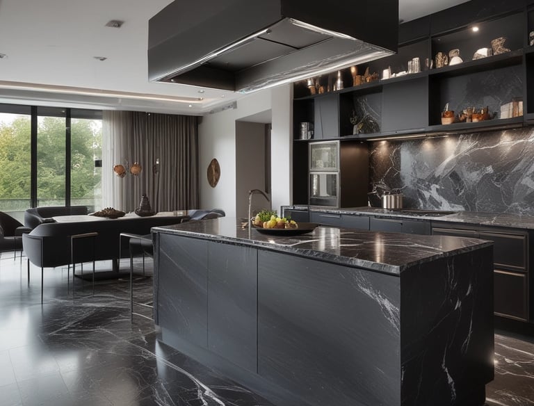 Modern Italian kitchen with high-end cabinetry