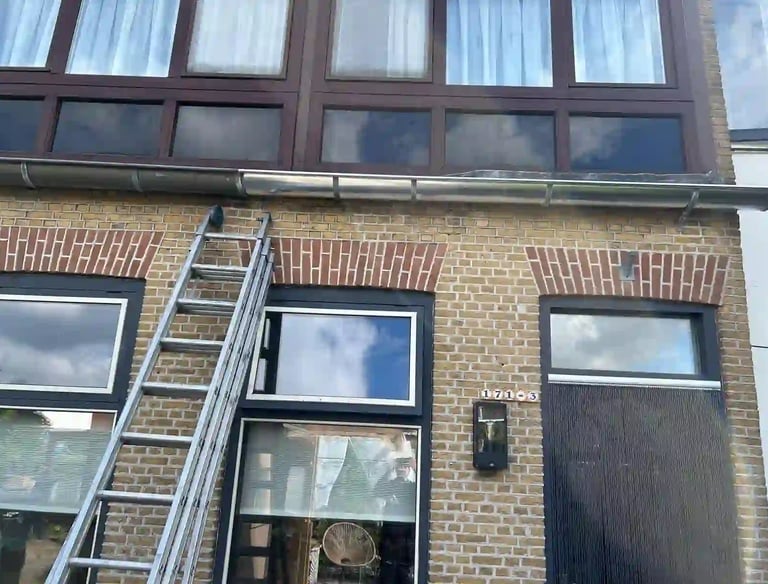 Dakgoot reeds vervangen