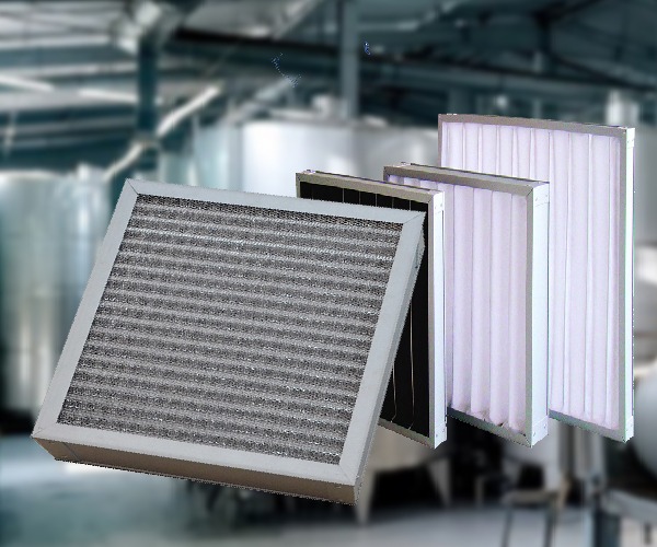 pre filter air filter fream filters holidng applications ahu fcu or ac central