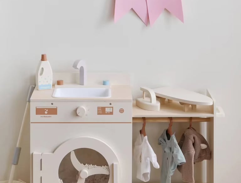 machine a laver en bois