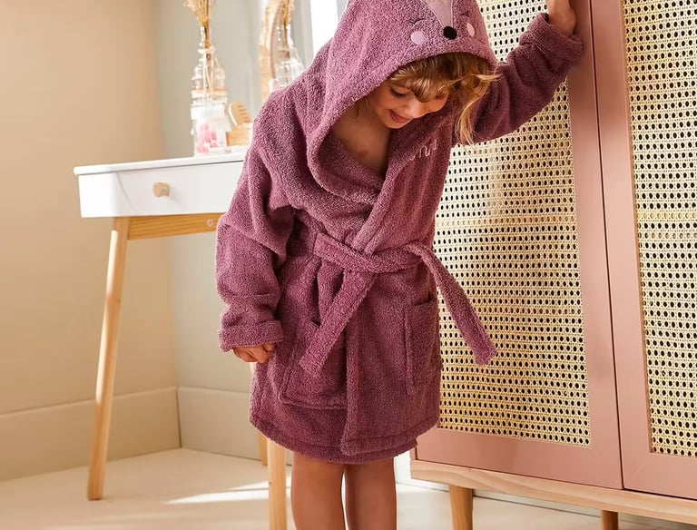 peignoir biche personnalisable