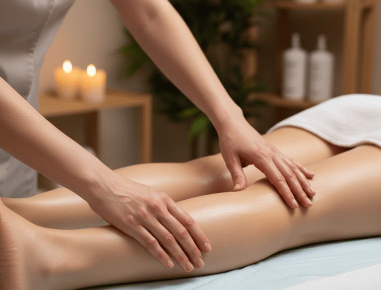 drenaje linfático en piernas