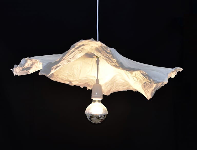 fleur suspension papier luminaire sète